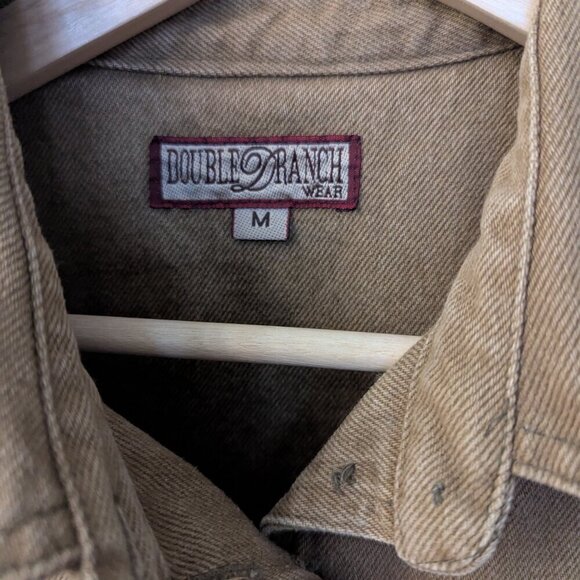 Double D Ranch Denim Vest | Western Vintage | Button Front - Picture 3 of 11